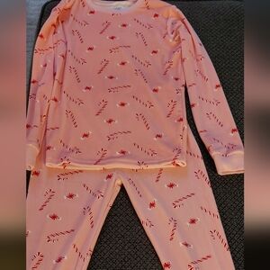 Carter's Pink Candy Cane Pajama Set  NWOT!